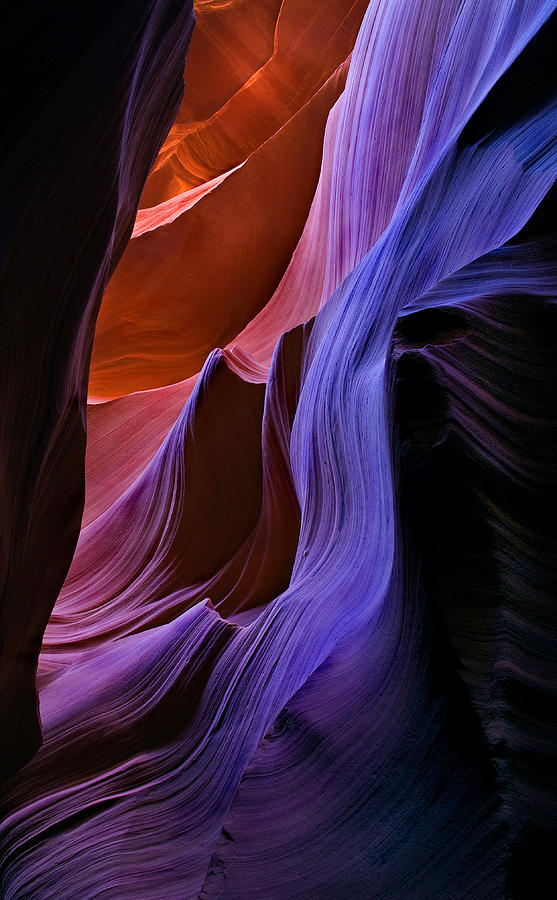 Desert Photograph - Sandstone Cascade by Michael Dawson