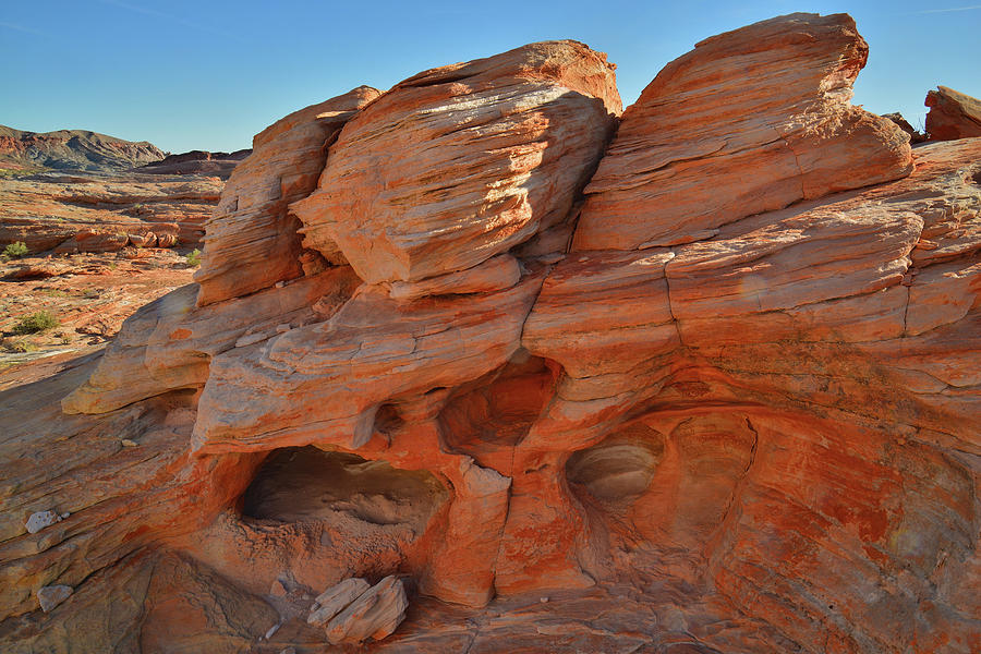 Sandstone Castle Atop Valley of Fire Buttes Photograph by Ray Mathis