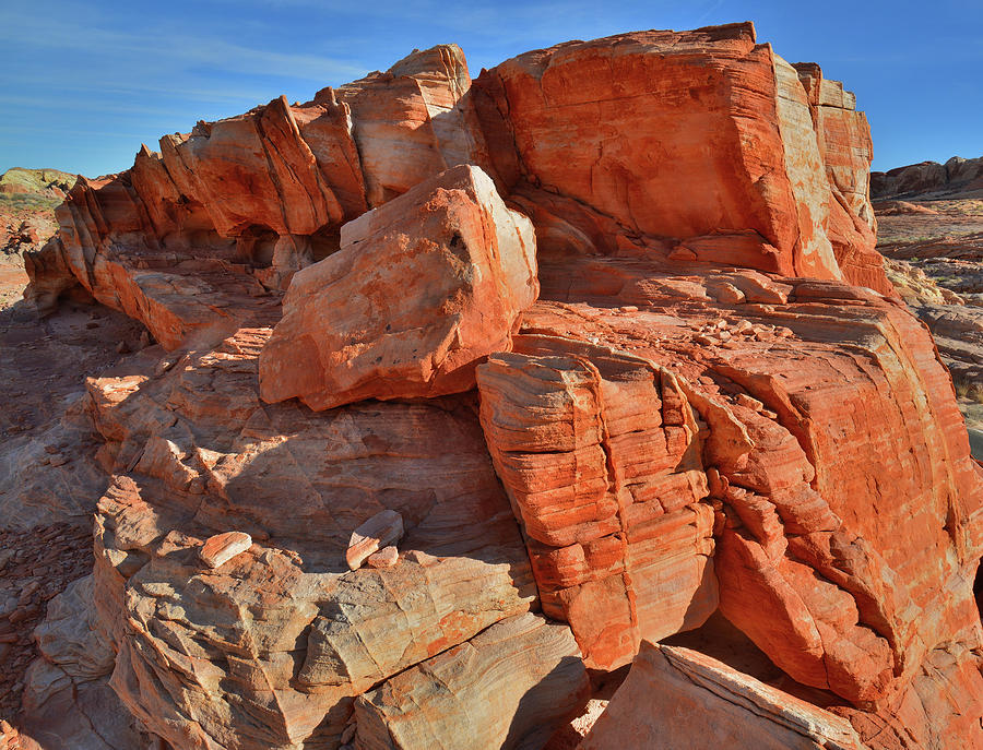 Sandstone Castle of Wash 3 in Valley of Fire Photograph by Ray Mathis