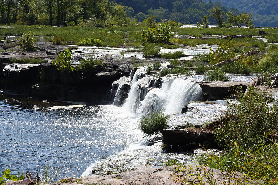 66 - Sandstone Falls Photograph by Angela Comperry