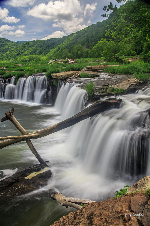 Sandstone Falls by Ronald Santini Sandstone Falls by Ronald Santini