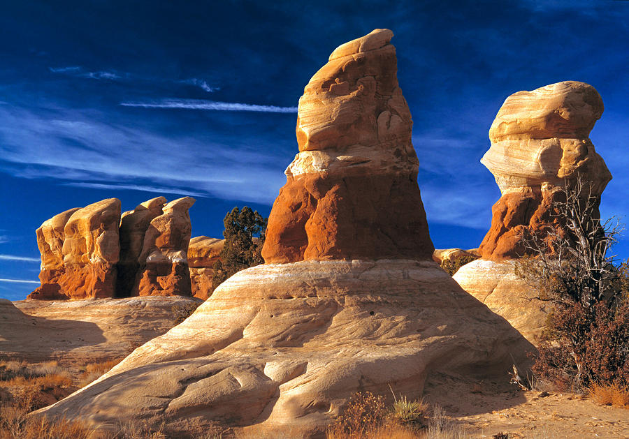 Sandstone Hoodoos in Utah Desert Photograph by Douglas Pulsipher
