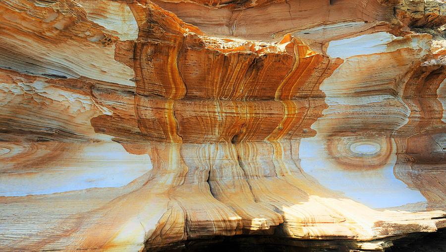 Sandstone Patterns - Maria Island Photograph by Lexa Harpell