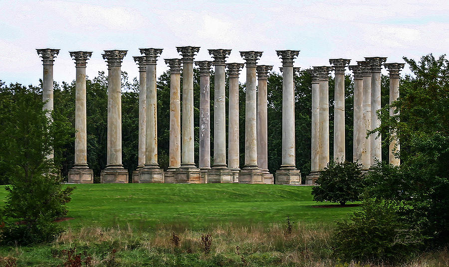 Sandstone Pillars from National Capitol Digital Art by Joe Paradis