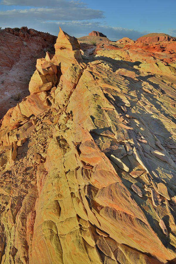 Sandstone Steeple in Valley of Fire Photograph by Ray Mathis