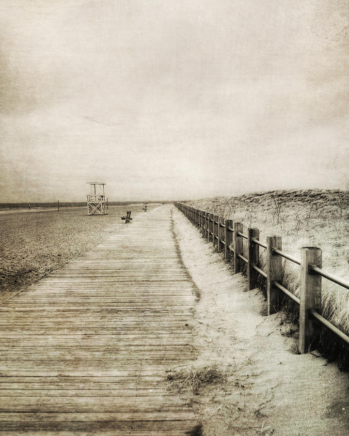 Sandy Beach Pathway - Milford Ct. Photograph by Joann Vitali