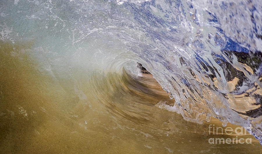 Sandy Beachbreak Wave Photograph by Dustin K Ryan