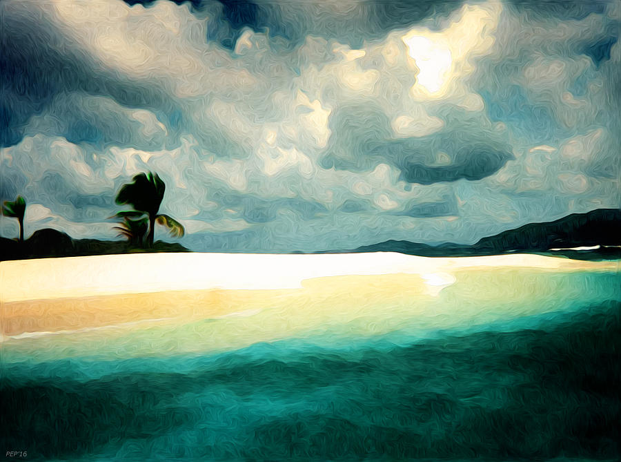 Sandy Cay Digital Art by Phil Perkins