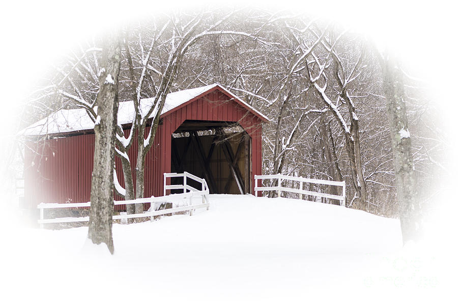 Sandy Creek Covered Bridge Photograph by Andrea Silies