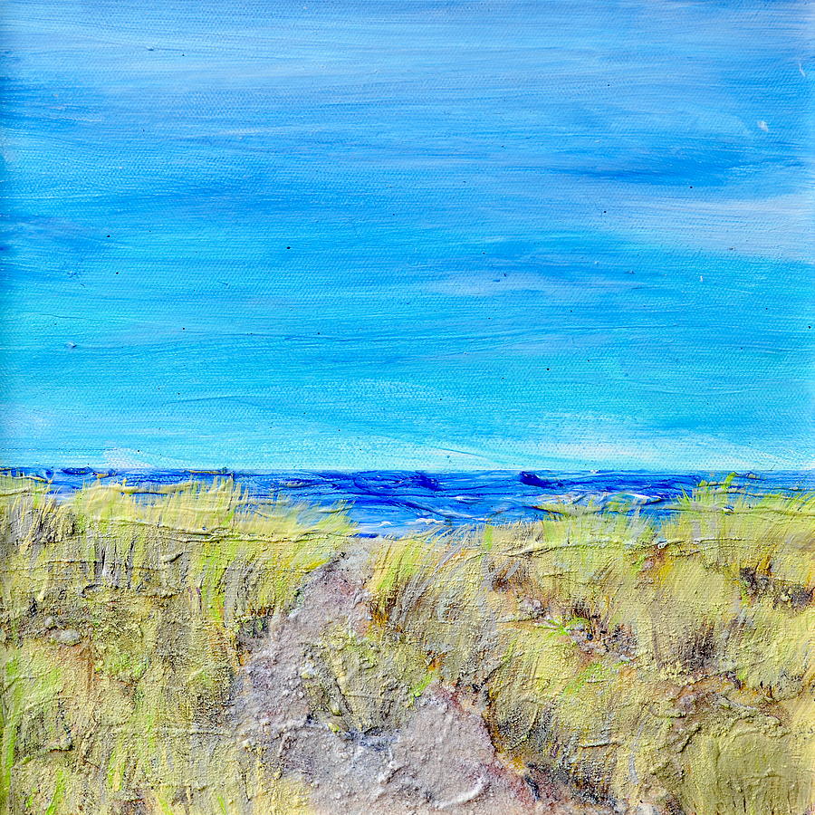 Sandy Dunes Painting by Regina Valluzzi