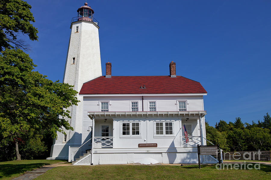 Sandy Hook Lighthouse Photograph by Anthony Totah