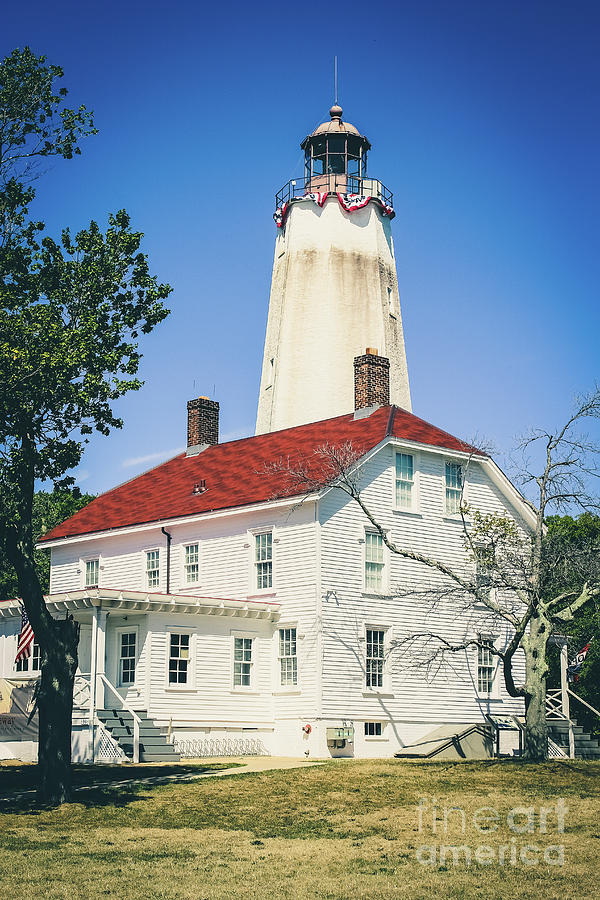Sandy Hook Lighthouse Photograph by Colleen Kammerer
