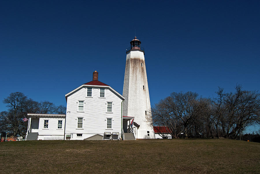Sandy Hook Lighthouse Photograph by Elsa Santoro