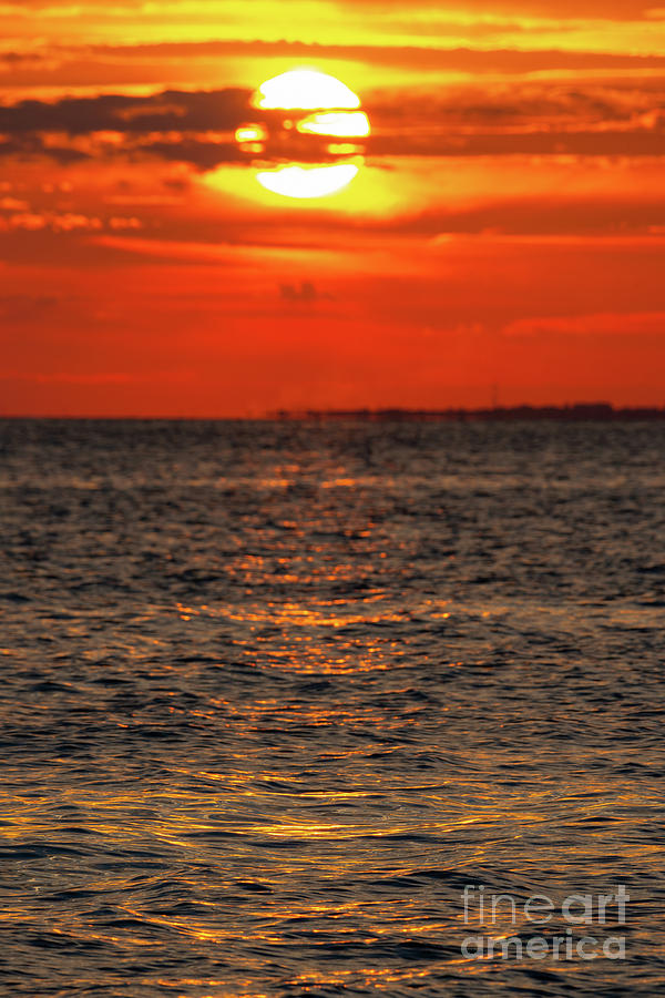 Sandy Hook Sunset  Photograph by Michael Ver Sprill
