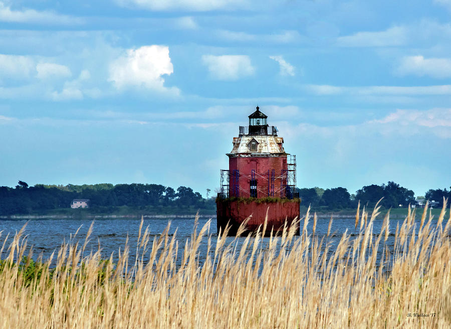 Sandy Pt Shoal Lighthouse - Restoration Photograph by Brian Wallace
