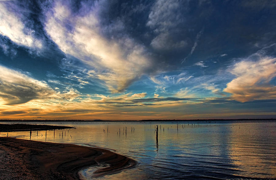 Sandy Shore Photograph by Carolyn Fletcher - Fine Art America