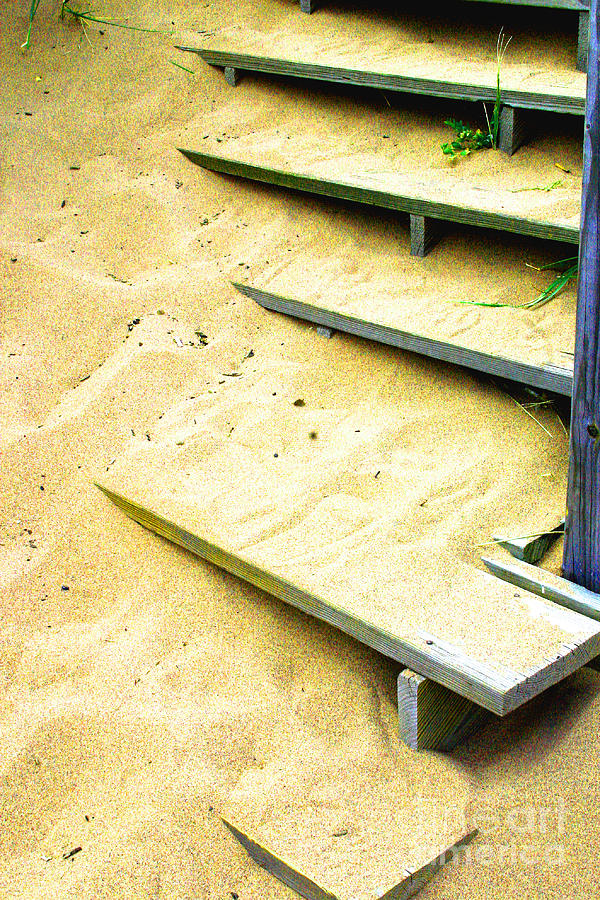 Sandy  Steps Photograph by William Meemken