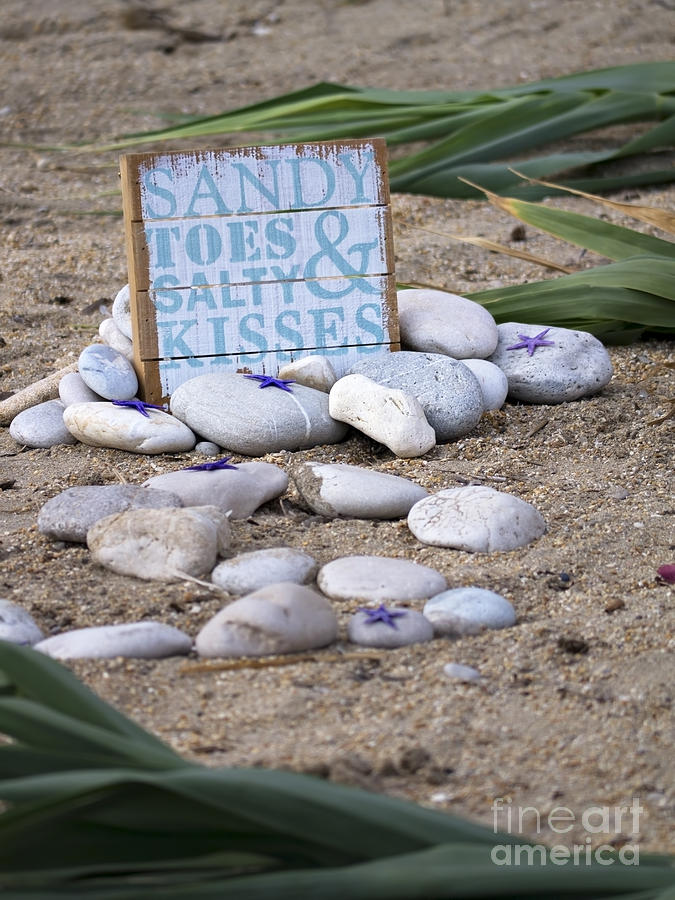 Sandy toes and salty kisses Photograph by Gillian Singleton