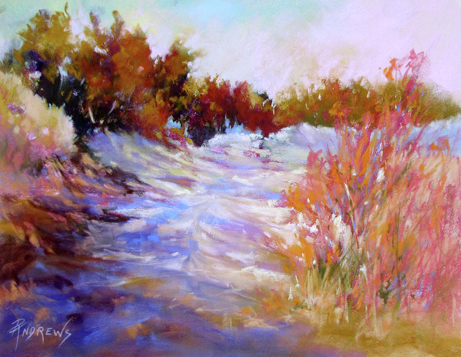 Sandy Trail Painting by Rae Andrews