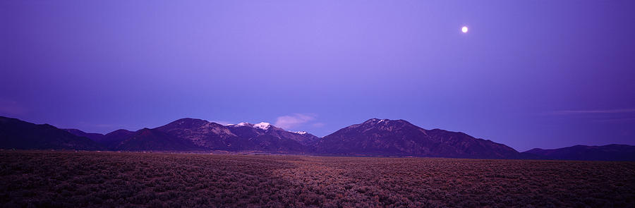 Sunset Photograph - Sangre De Cristo Mountains At Sunset by Panoramic Images