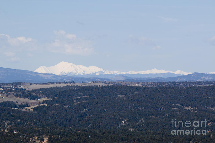 Sangre De Cristo Mountains From Bald Mountain Colorado Photograph by Steven Krull