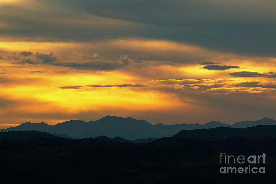 Sangre de Cristo Mountains Sunset Photograph by Steven Krull