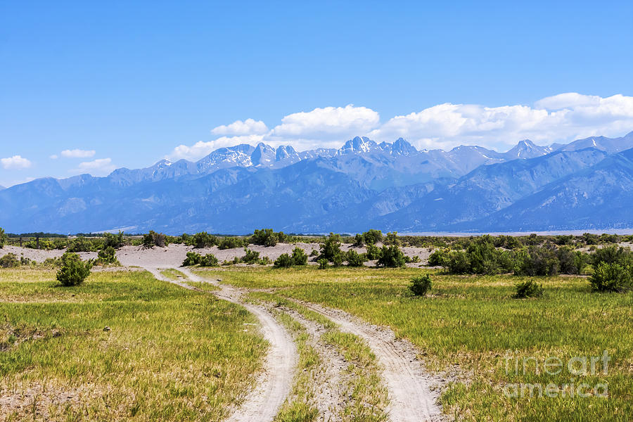 Mountain Photograph - Sangre de Cristos from the Old Medano Ranch by Scotts Scapes