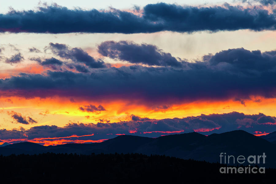 Sangre Sunset Photograph by Steven Krull