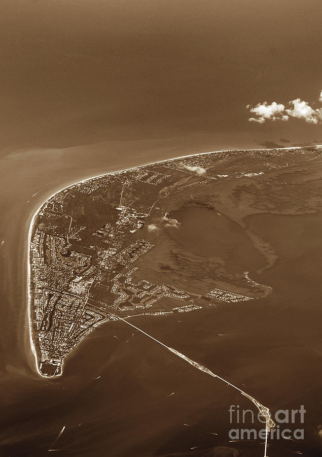 Sanibel Island In Sepia Photograph by Skip Willits