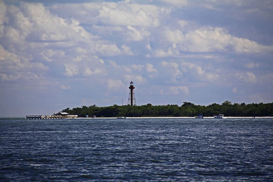 Sanibel Lighthouse at Christmas Photograph by Michiale Schneider