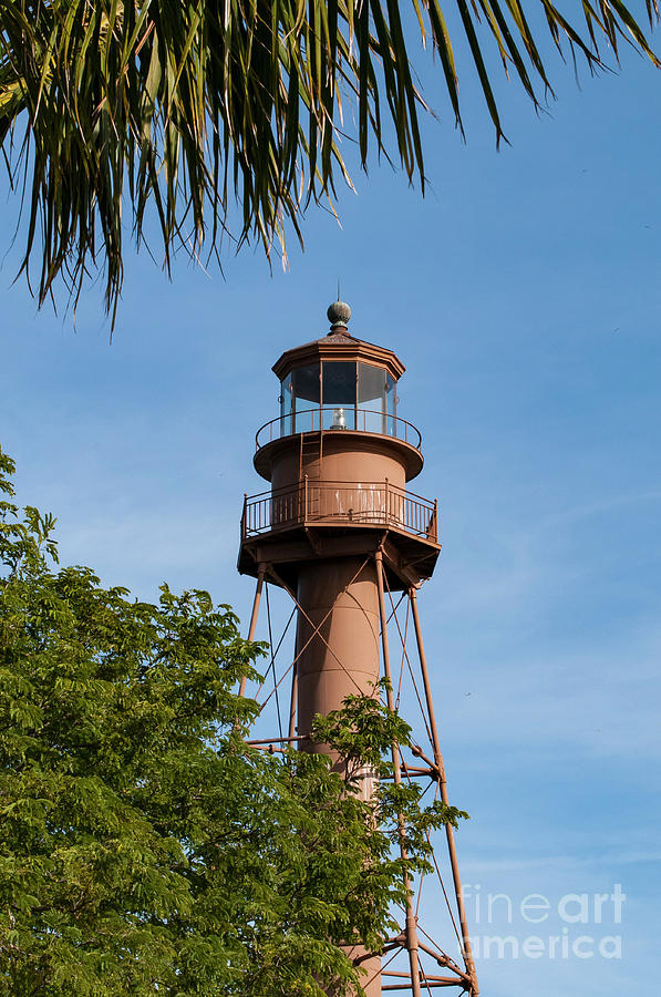 Sanibel Lighthouse Tower Photograph by Bob Phillips