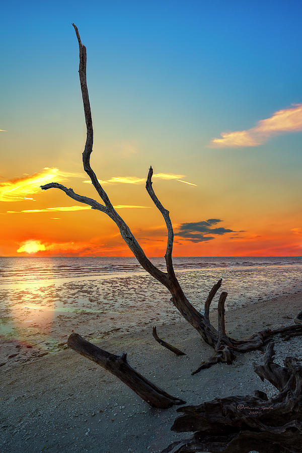 Nature Photograph - Sanibel Sunrise by Marvin Spates
