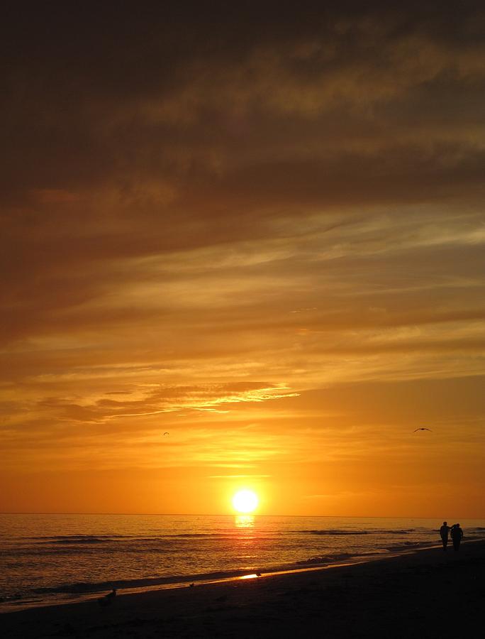 Sanibel Sunset Photograph by Betty Buller Whitehead