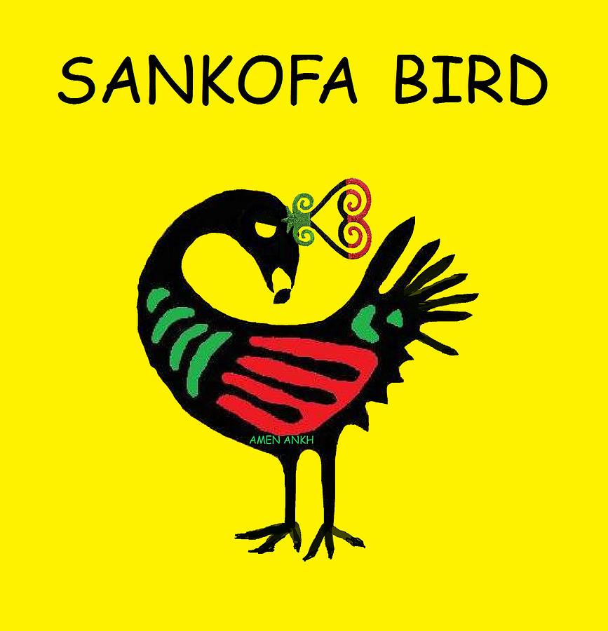 Sankofa Bird Digital Art by Adenike AmenRa