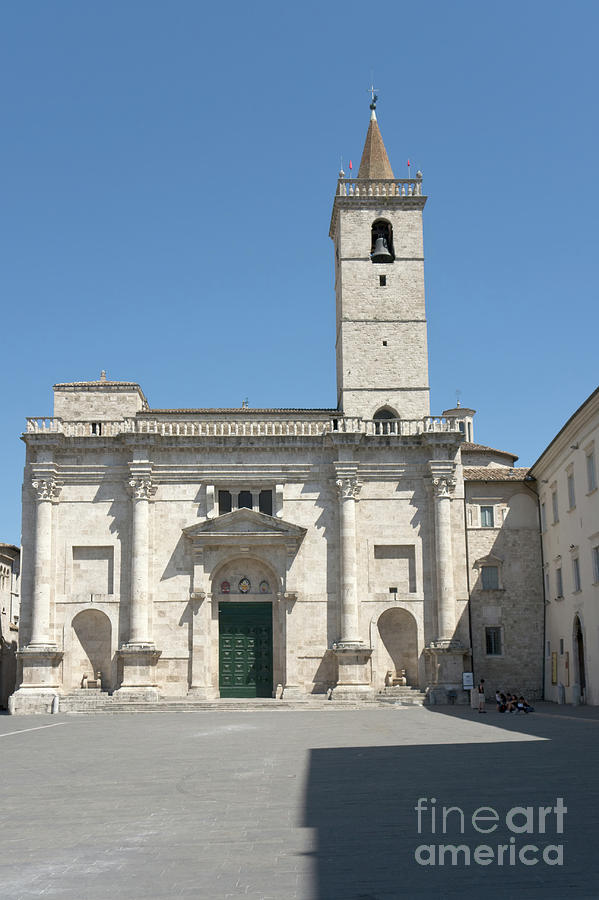 Sant Emidio cathedral in Ascoli Piceno II Photograph by Fabrizio Ruggeri