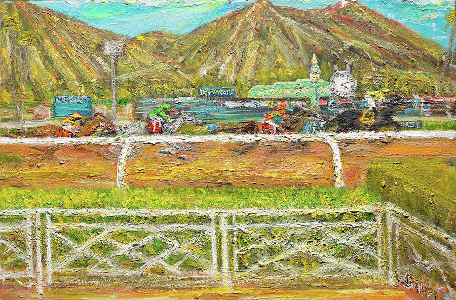 Santa Anita Painting by Patrick Ginter
