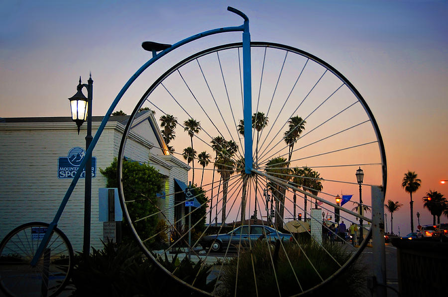 Santa Barbara Beach Bike Photograph by Lynn Bauer