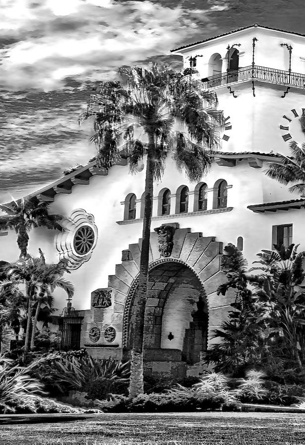 Santa Barbara City Hall Triptych_part2 Photograph by
