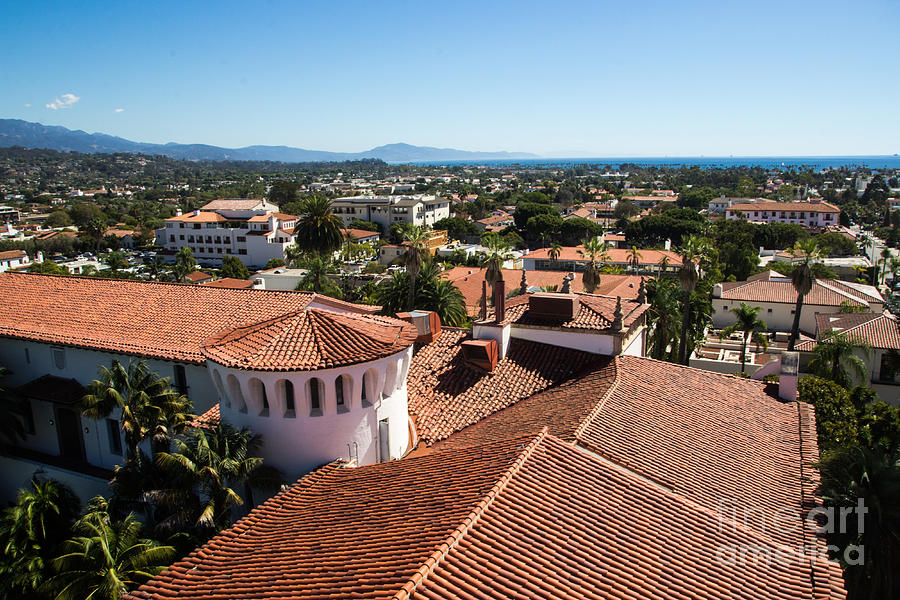 Santa Barbara From Above Photograph by Suzanne Luft