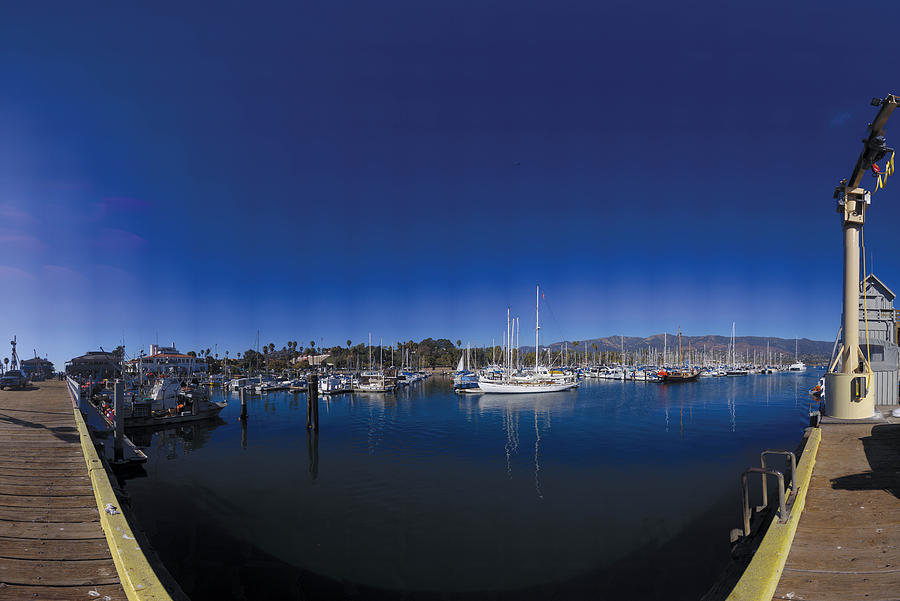 Santa Barbara Harbor Photograph by Brian Lockett