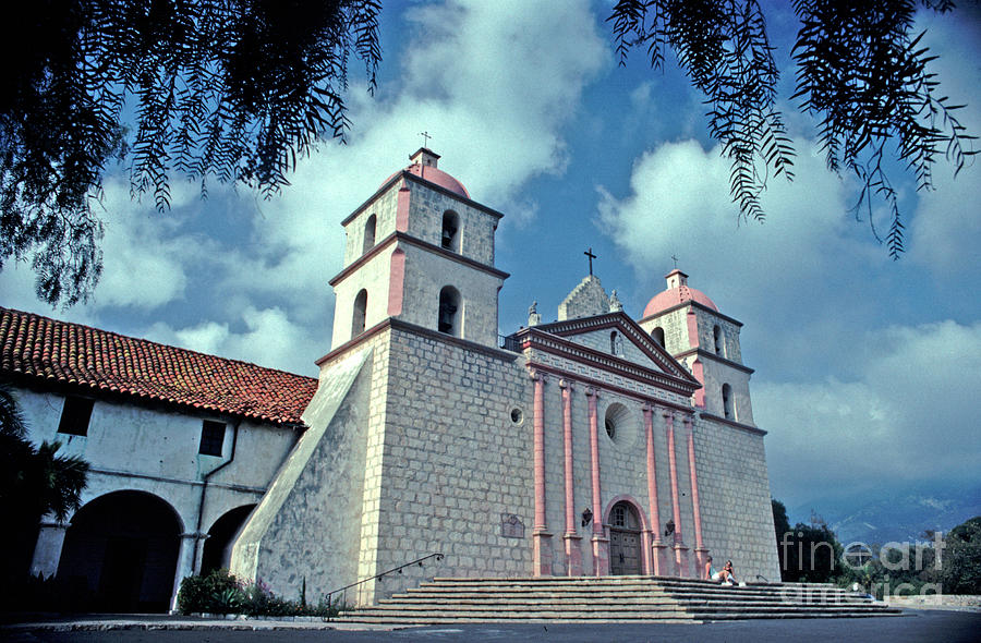 Santa Barbara Mission California Photograph by Tom Wurl