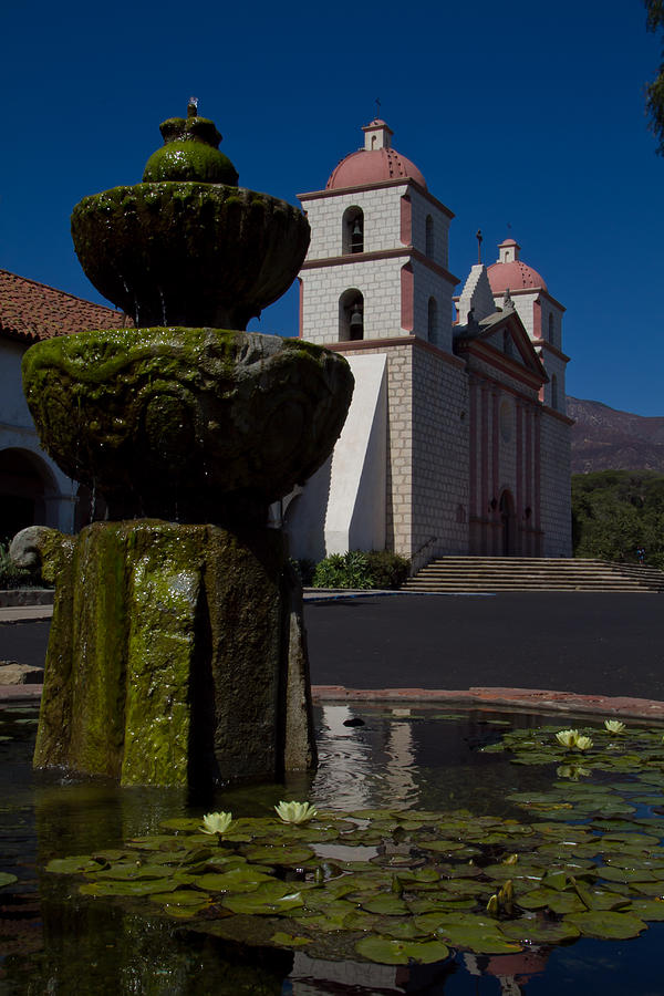 Santa Barbara Mission Photograph by Roger Mullenhour