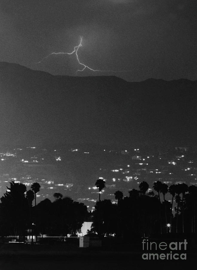 Santa Barbara Storm-Signed-#87-007 Photograph by J L Woody Wooden