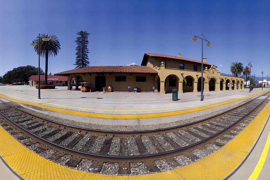 Santa Barbara Train Depot Photograph by Brian Lockett