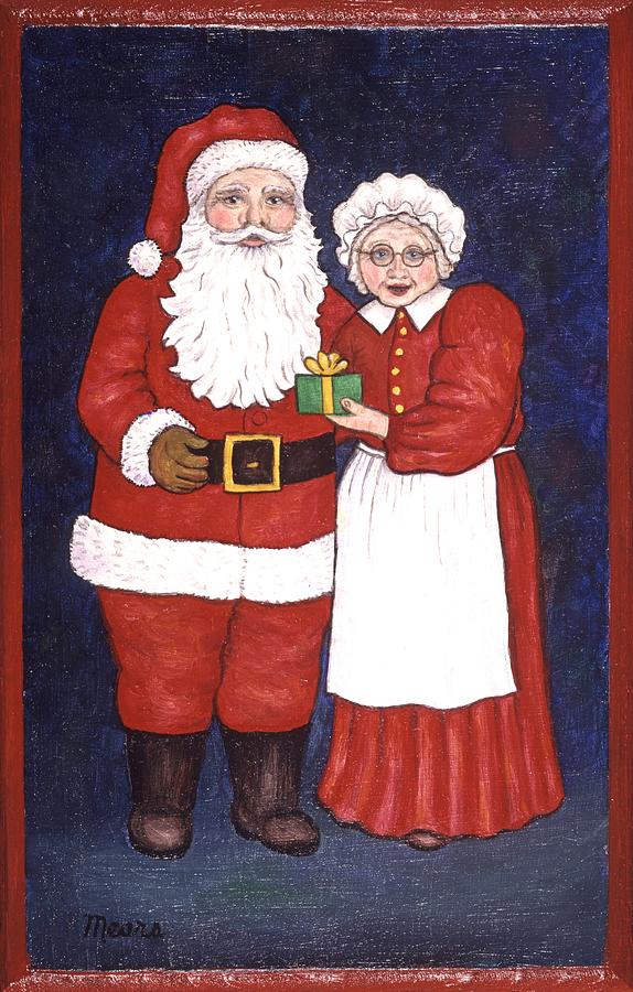 mrs claus painting