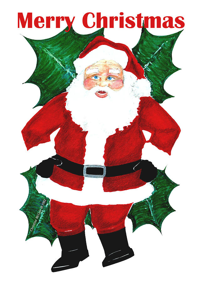 Santa Claus Painting by Christine McCole