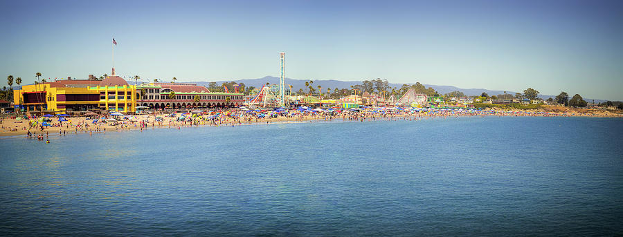 Beach Photograph - Santa Cruz Beach and Boardwalk by Marnie Patchett