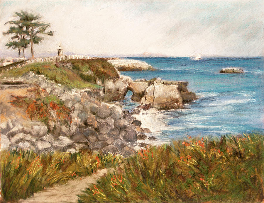 Santa Cruz by the Bay Pastel by Ann Caudle Fine Art America