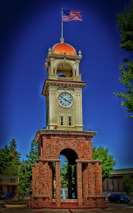 Santa Cruz Clocktower Photograph by Mountain Dreams - Fine Art America