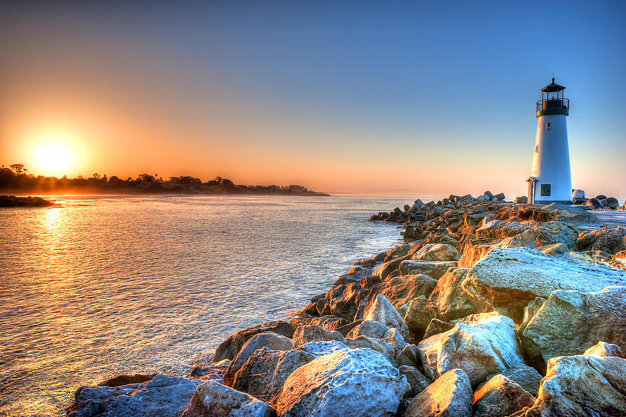 Santa Cruz Harbor Lighthouse Photograph by Brad Kaz Photography